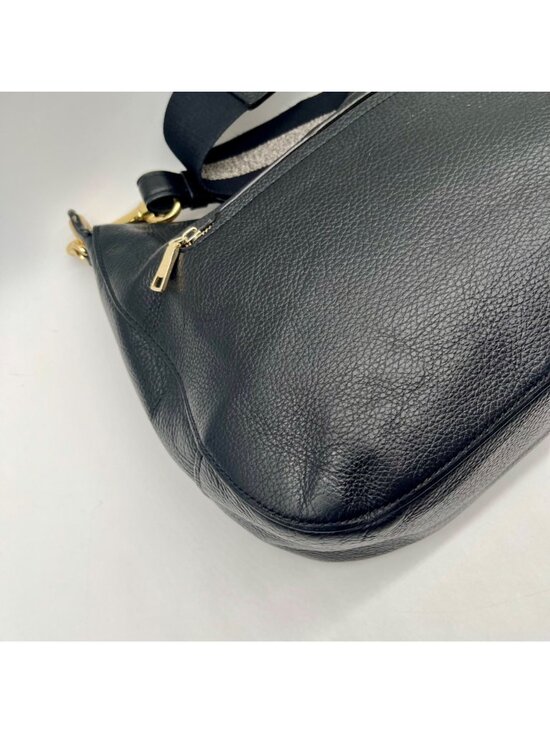 F72702 COACH Jes Hobo Shoulder Bag Pebble Black Leather  Coach Black Leather Jes Hobo Bag F72702